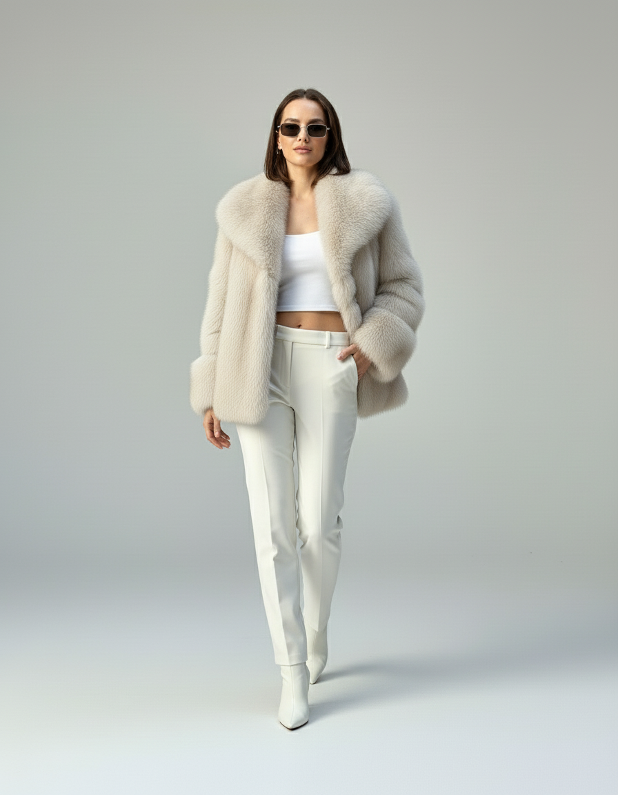 Dana | Oversized Faux Fur Jas Dames