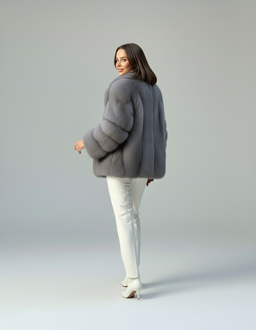 Dana | Oversized Faux Fur Jas Dames