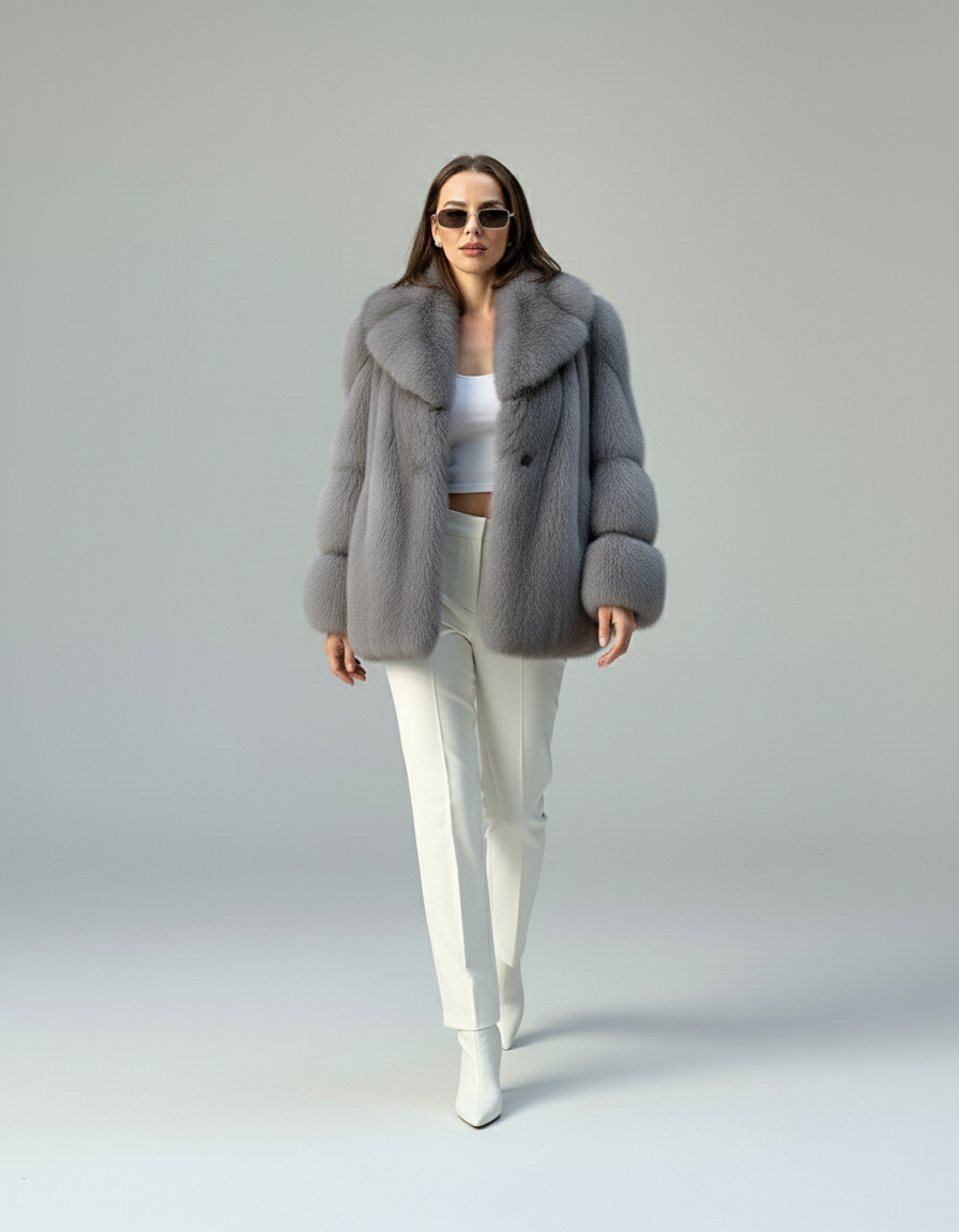 Dana | Oversized Faux Fur Jas Dames