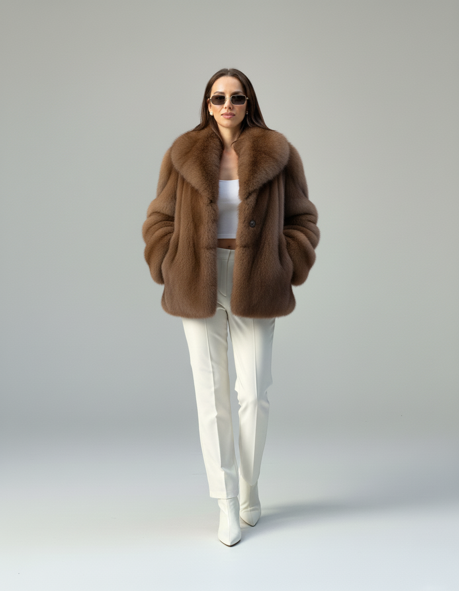 Dana | Oversized Faux Fur Jas Dames