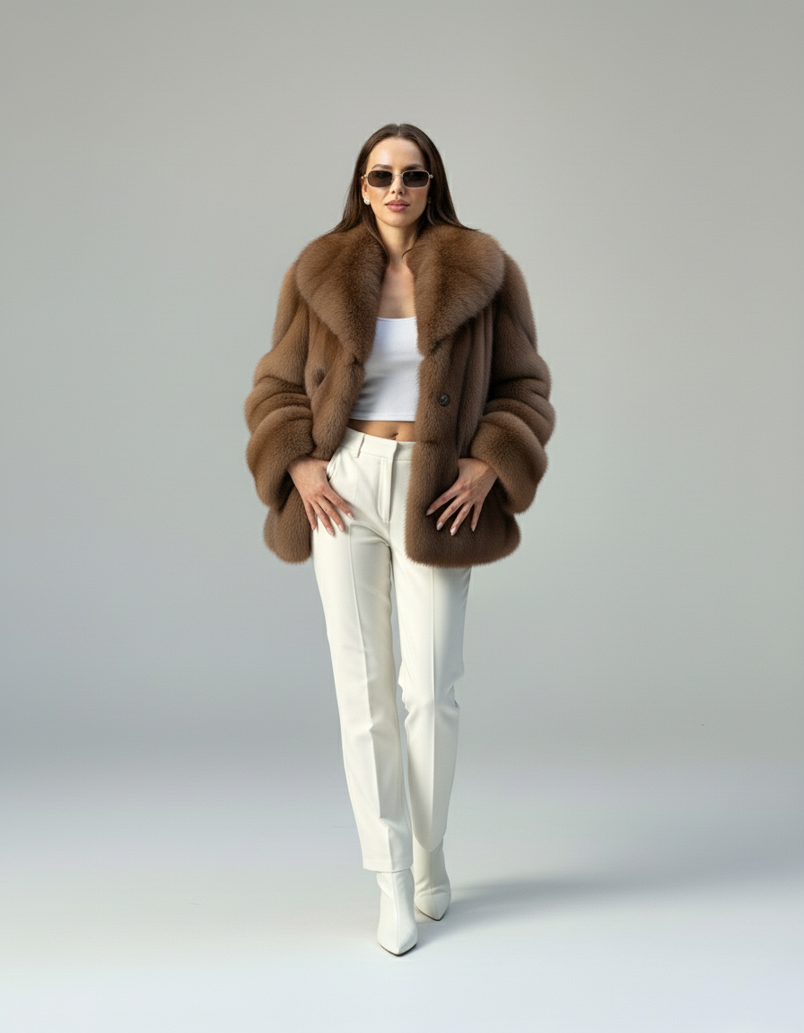 Dana | Oversized Faux Fur Jas Dames