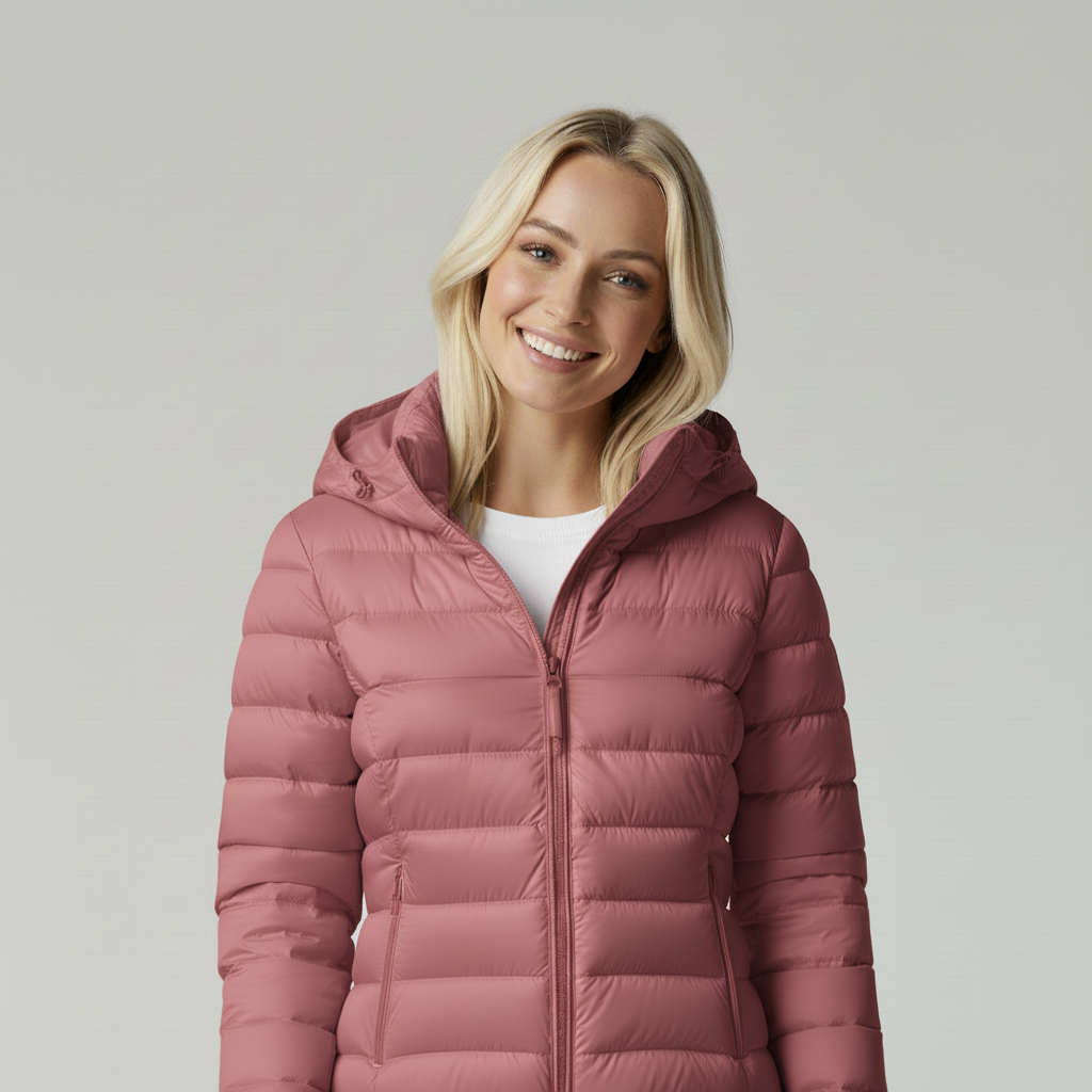 Sophie | Trendy Gewatteerde Damesjas Met Capuchon