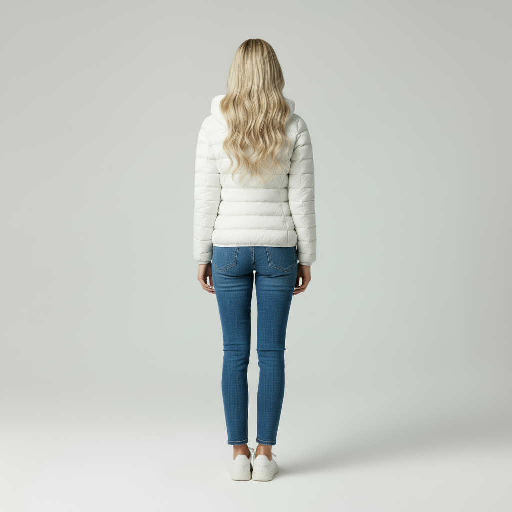 Sophie | Trendy Gewatteerde Damesjas Met Capuchon