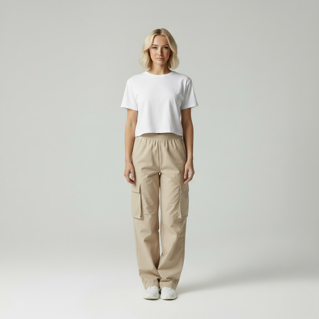 Zara | Trendy Cargo Pants Dames Relaxed Fit