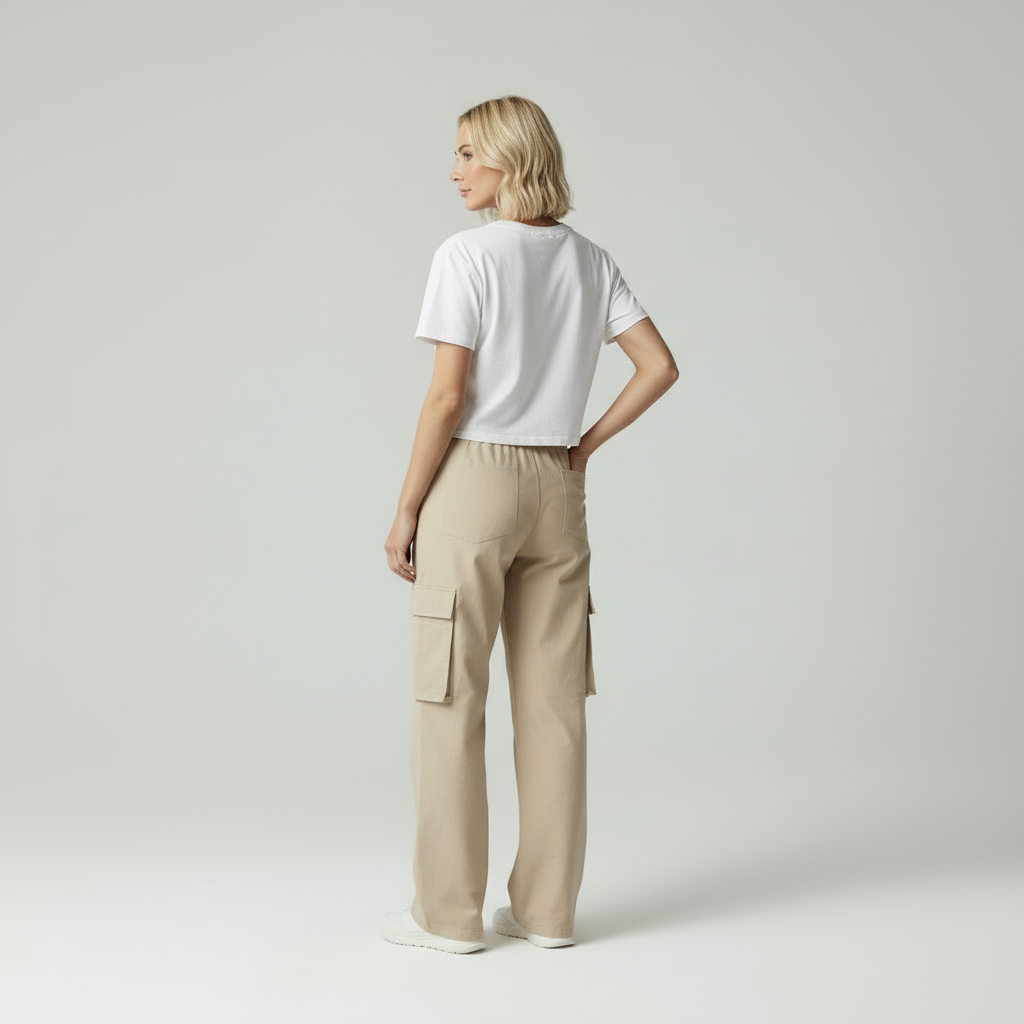 Zara | Trendy Cargo Pants Dames Relaxed Fit