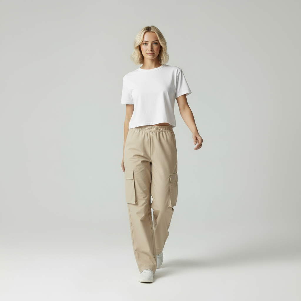 Zara | Trendy Cargo Pants Dames Relaxed Fit