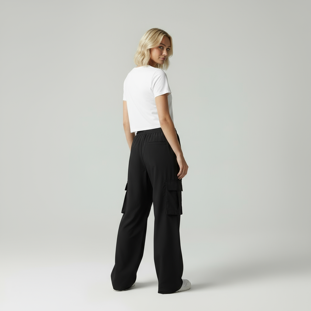 Zara | Trendy Cargo Pants Dames Relaxed Fit