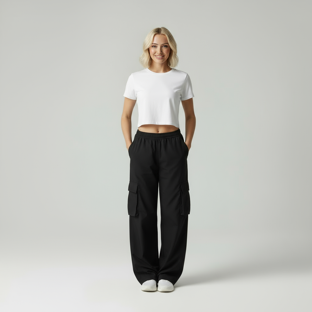 Zara | Trendy Cargo Pants Dames Relaxed Fit