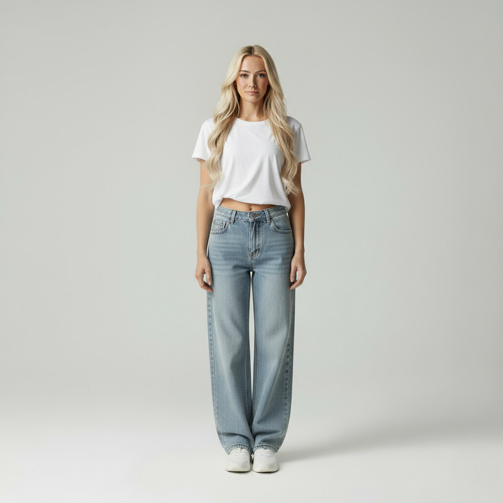 Elise | High Waist Jeans Dames Straight Fit