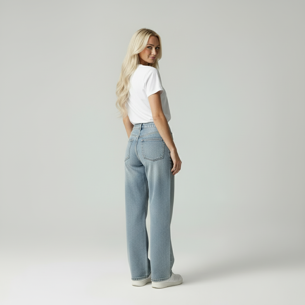 Elise | High Waist Jeans Dames Straight Fit