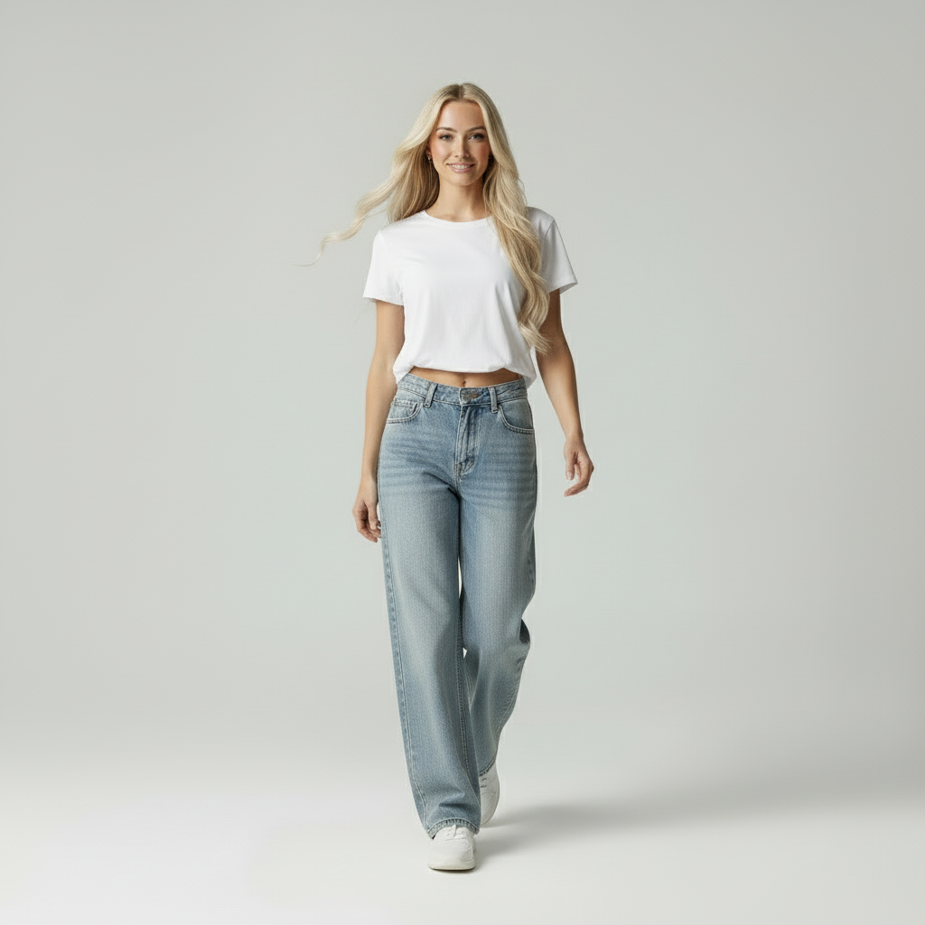Elise | High Waist Jeans Dames Straight Fit
