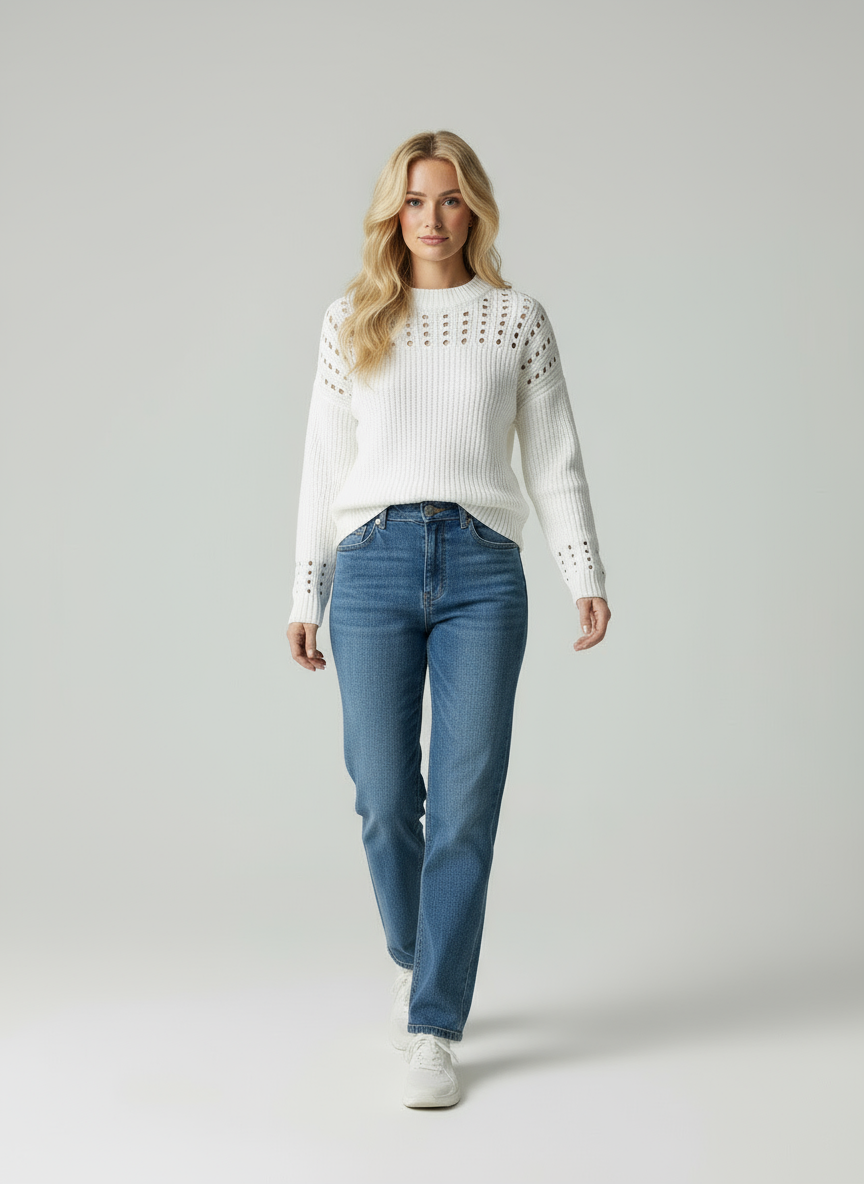 Noor | Gebreide Wintertrui Dames
