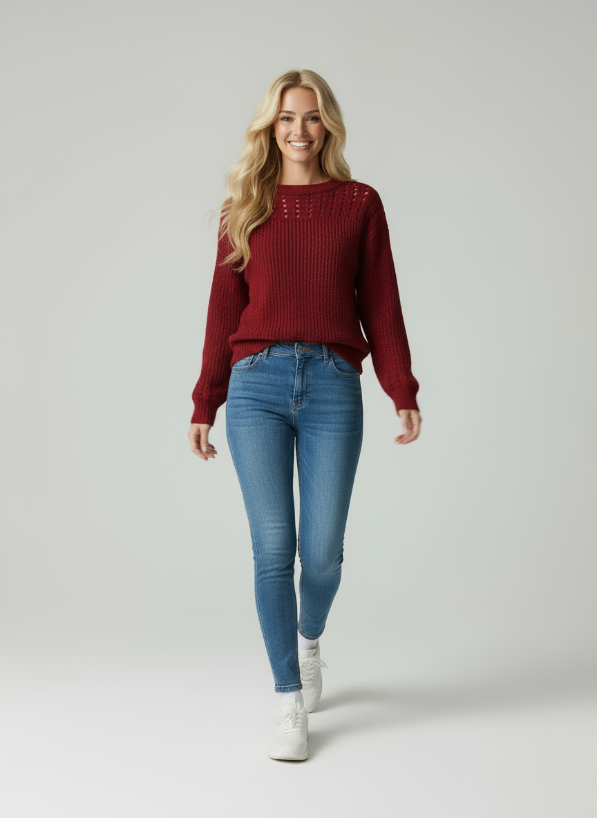 Noor | Gebreide Wintertrui Dames