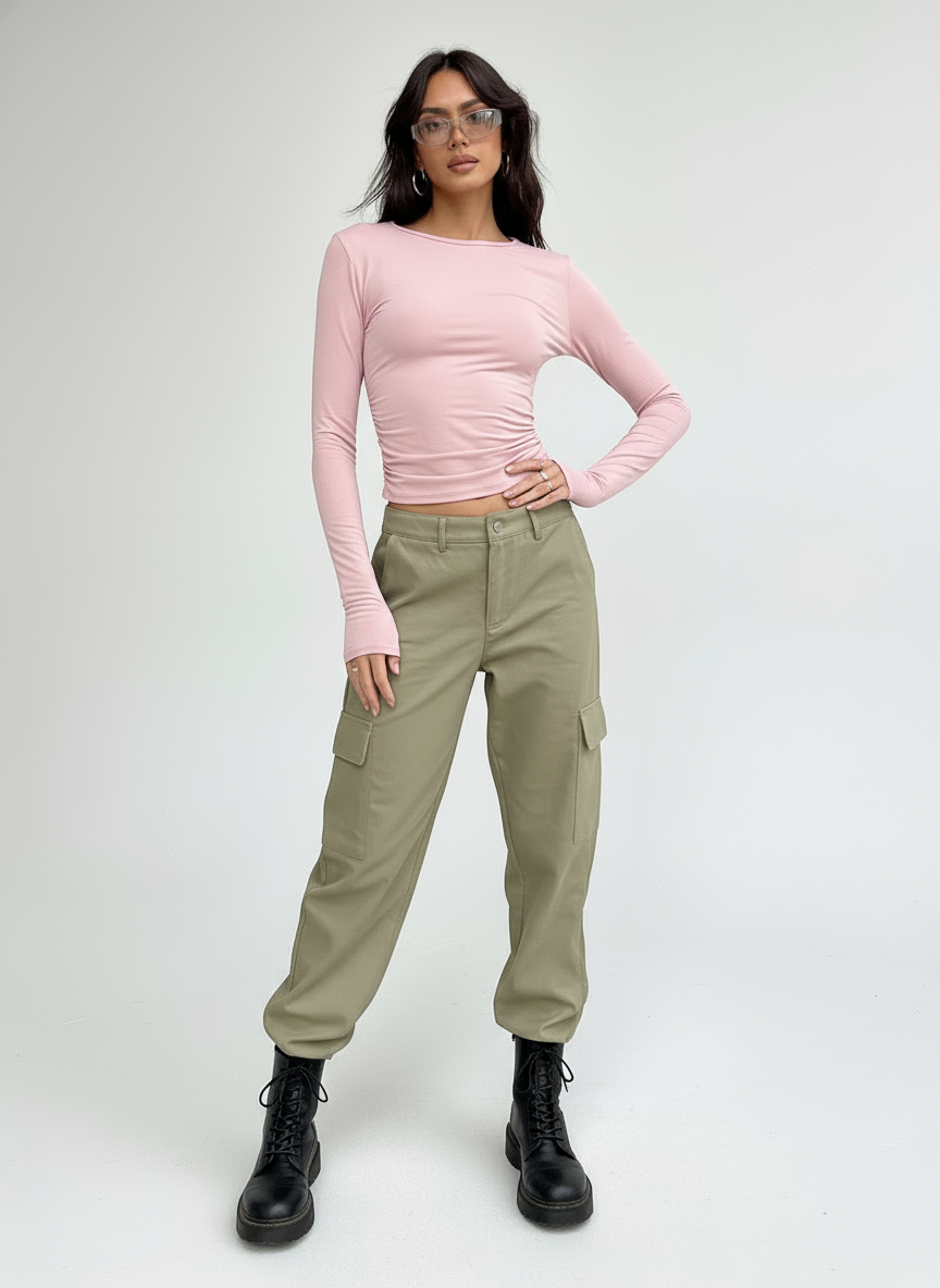 Mira | Strakke Longsleeve Top