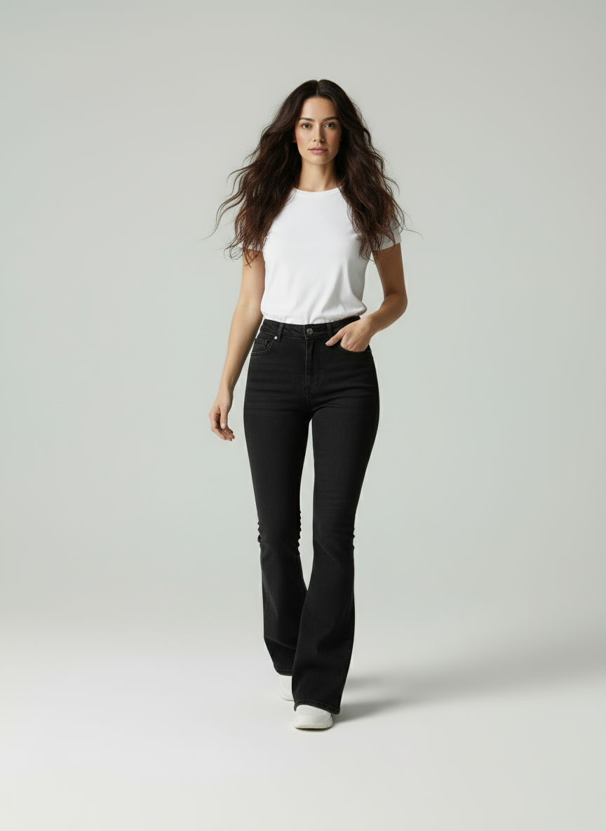 Yara | Flared Jeans met High Waist