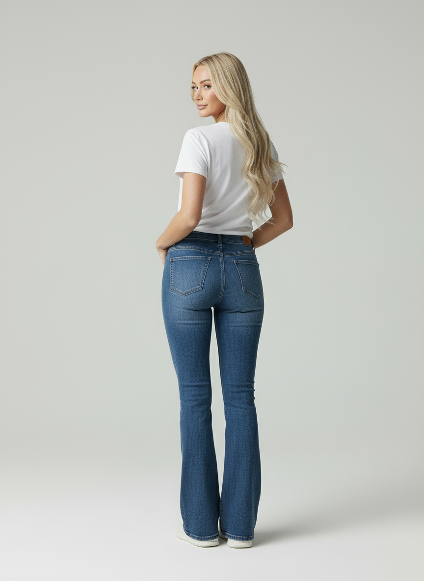 Nala | Stretch denim flare jeans
