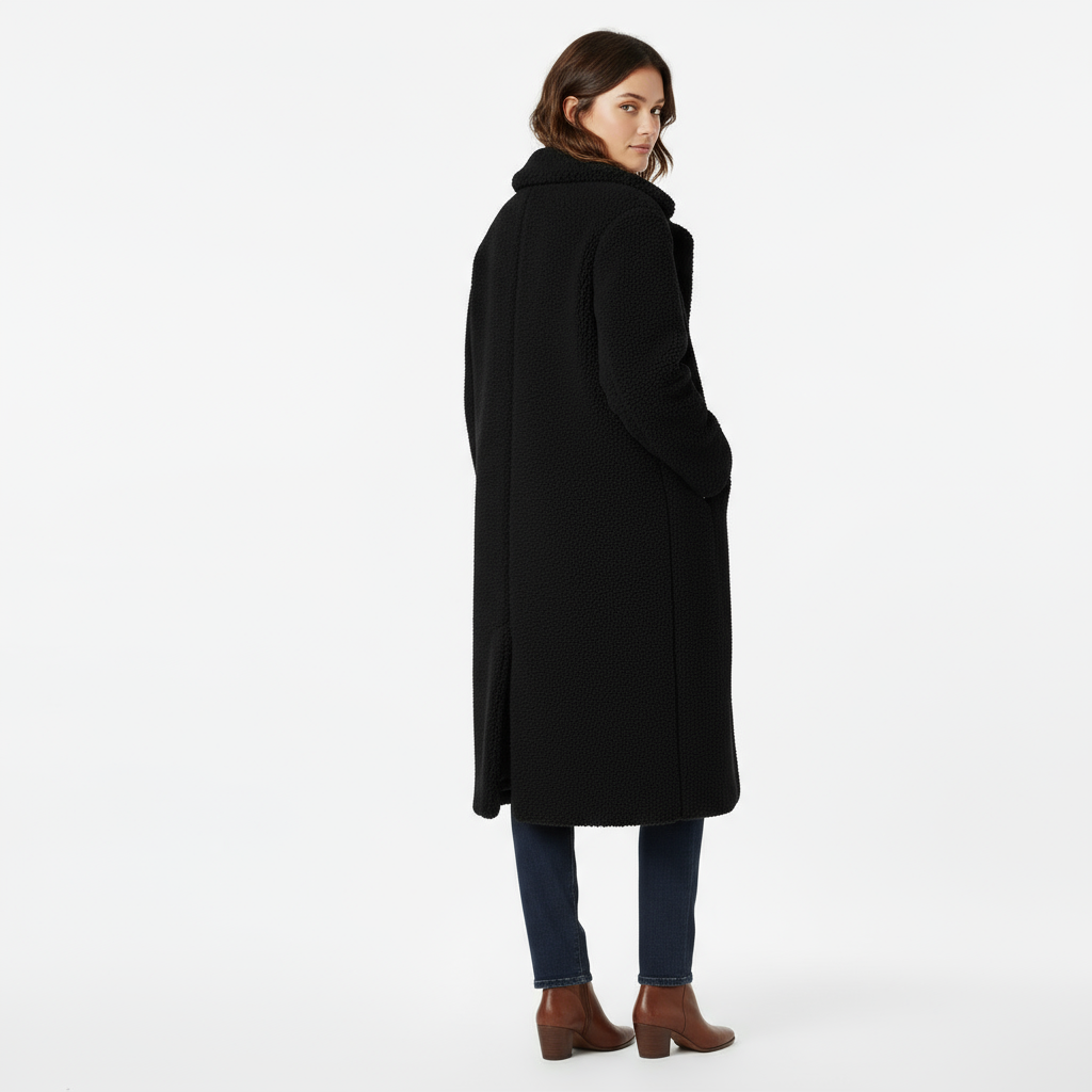 Lotte | Lange teddy jas