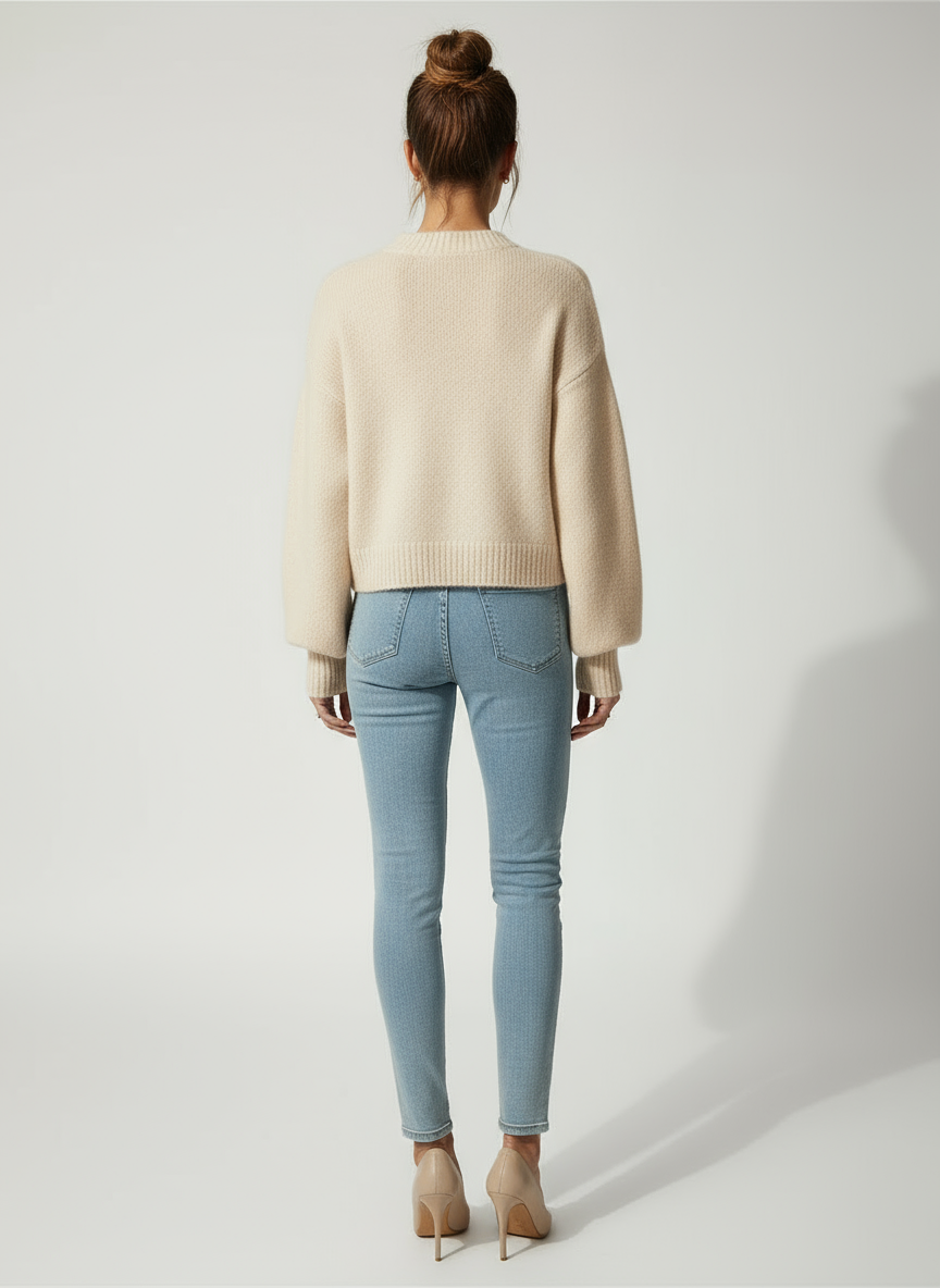 Maud - Warme Herfst Trui met Lange Mouwen