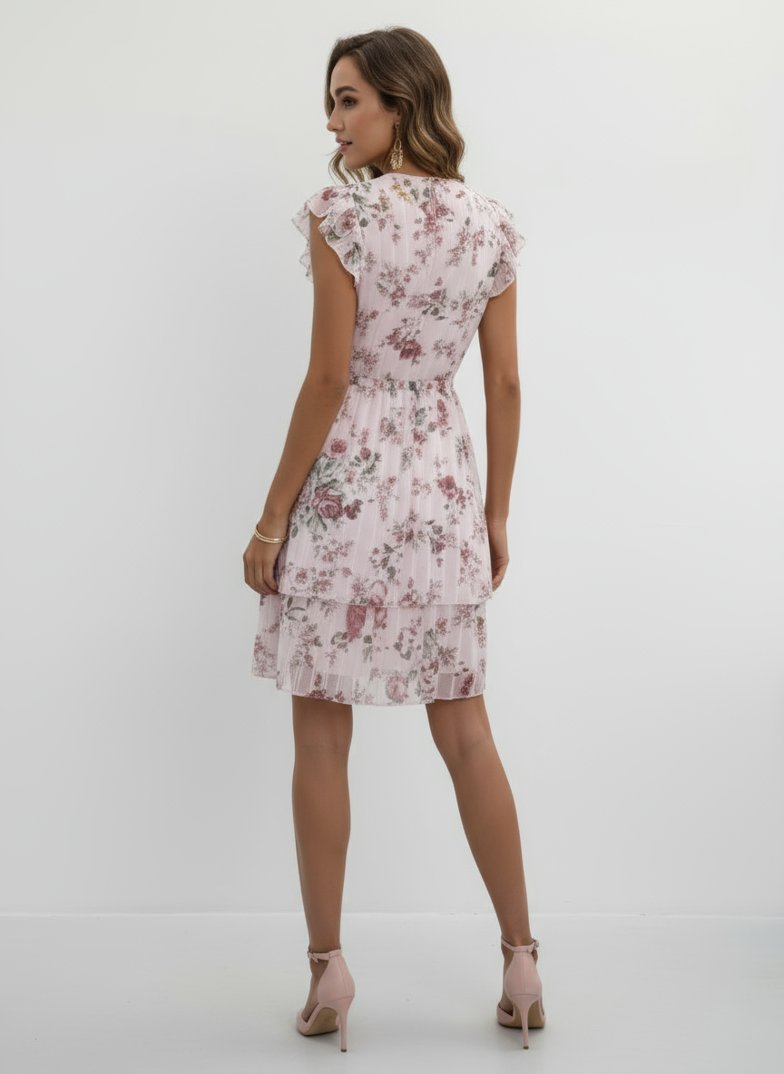 Rosa | Elegante Jurk Met Rozen