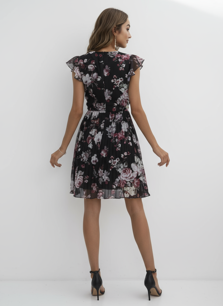 Rosa | Elegante Jurk Met Rozen