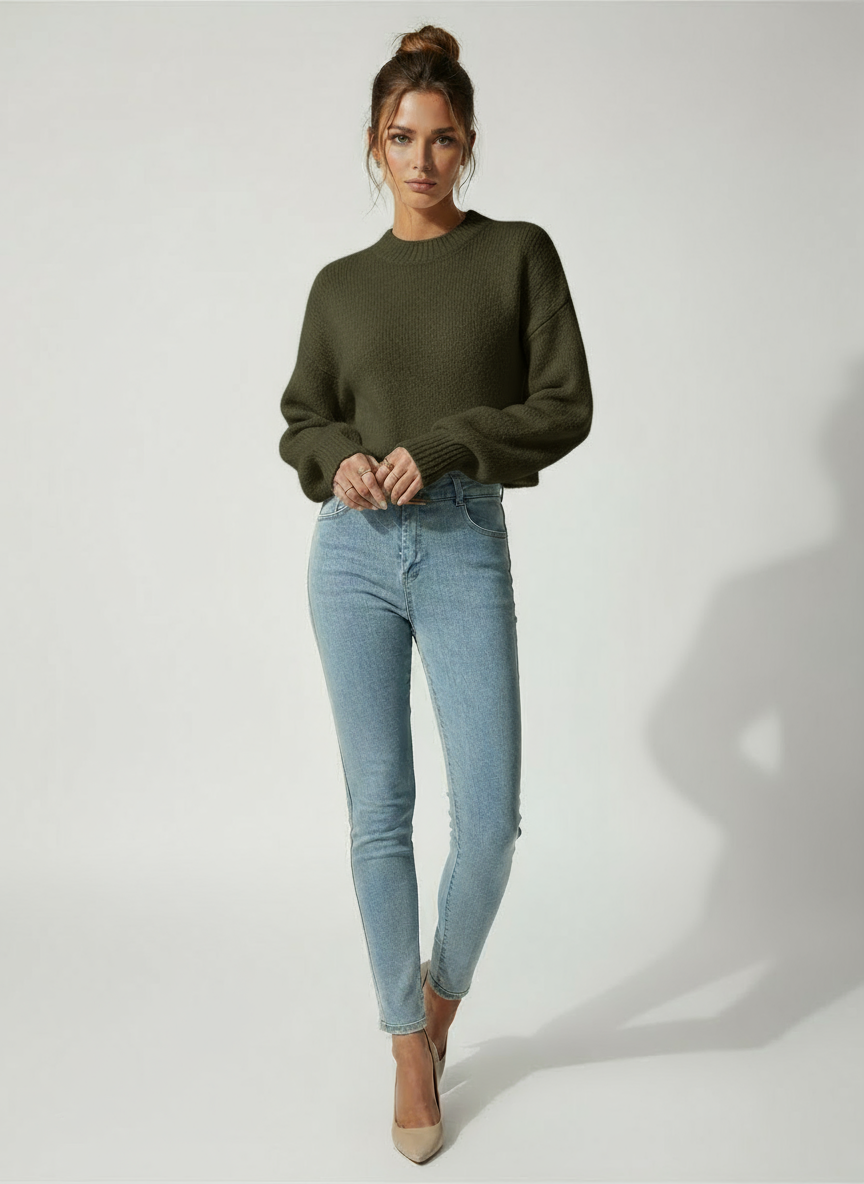 Maud - Warme Herfst Trui met Lange Mouwen