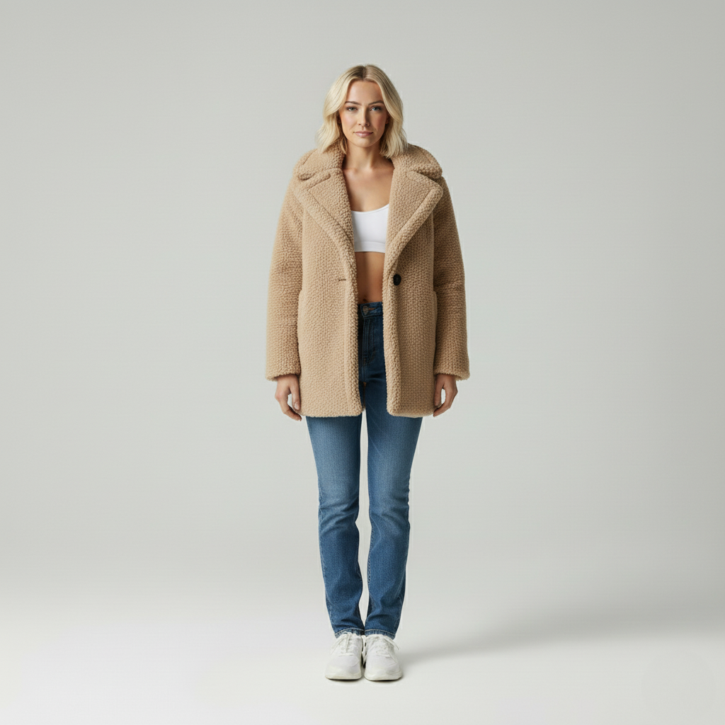 Fleur | Casual Teddy Jacket Dames Winter