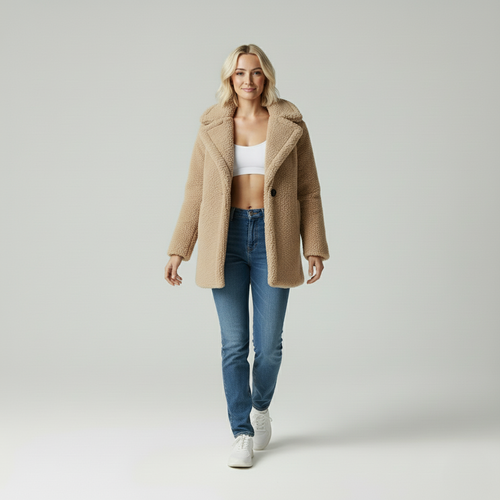 Fleur | Casual Teddy Jacket Dames Winter