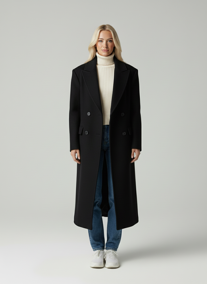 Mila | Trendy Lange Trenchcoat Dames