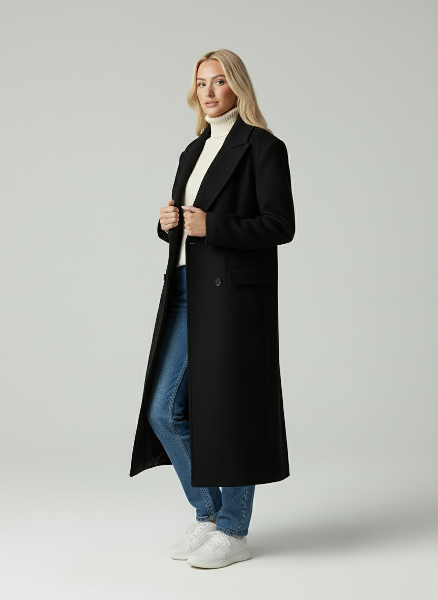 Mila | Trendy Lange Trenchcoat Dames