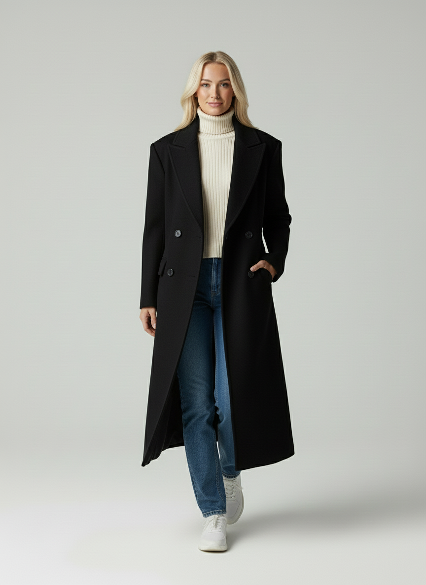 Mila | Trendy Lange Trenchcoat Dames