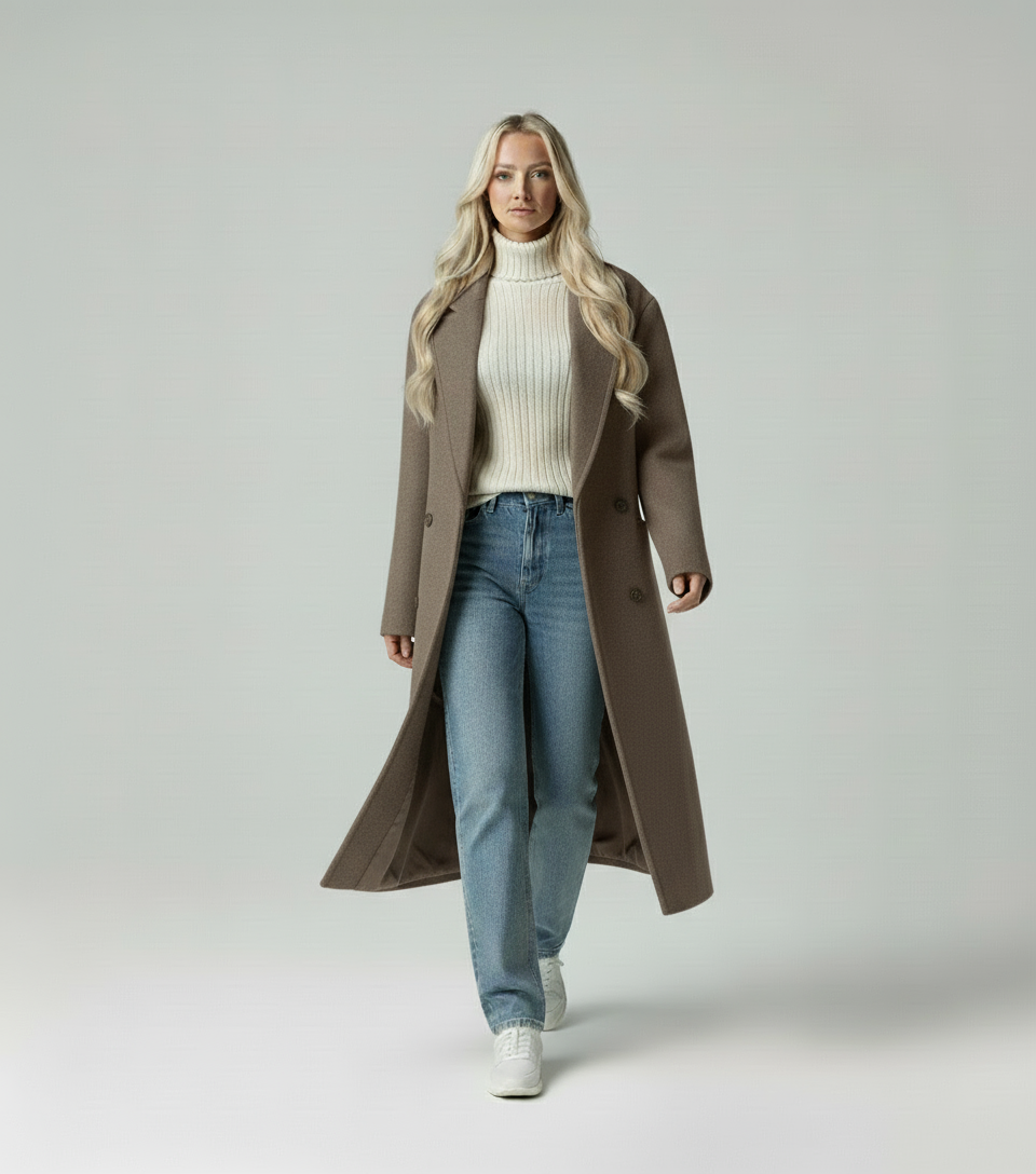 Mila | Trendy Lange Trenchcoat Dames