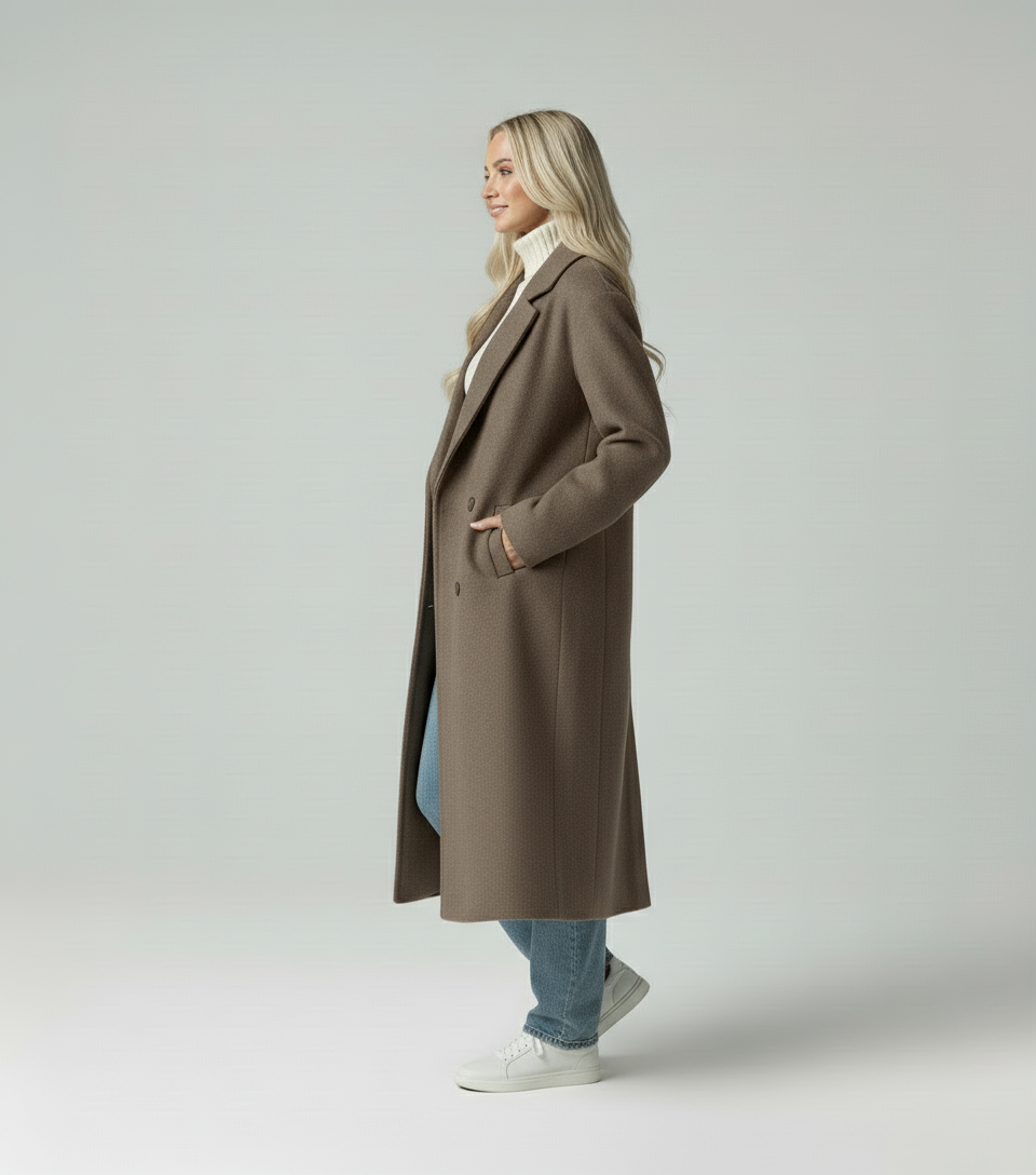 Mila | Trendy Lange Trenchcoat Dames