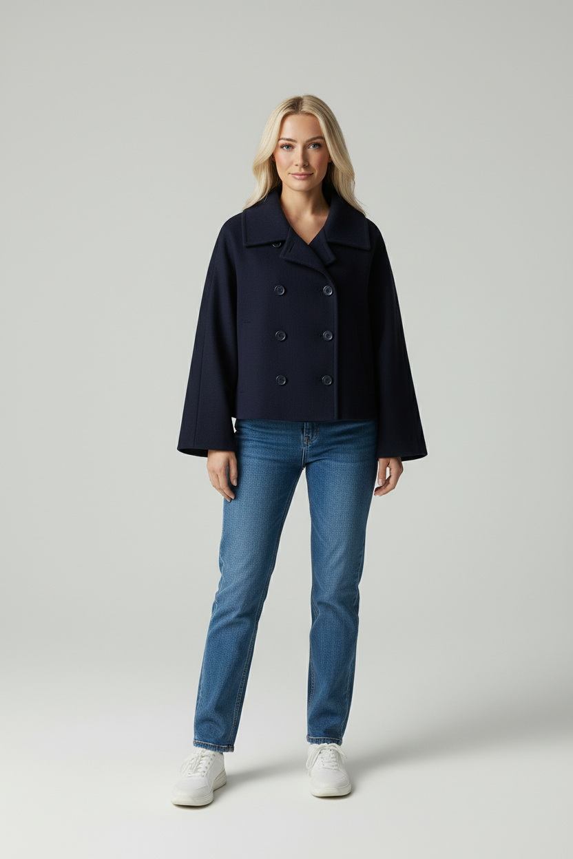 Valery | Cropped Trenchcoat Dames