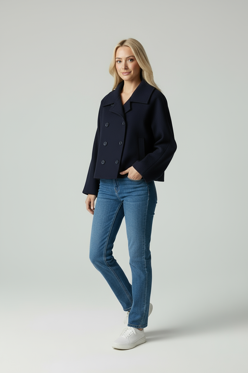 Valery | Cropped Trenchcoat Dames