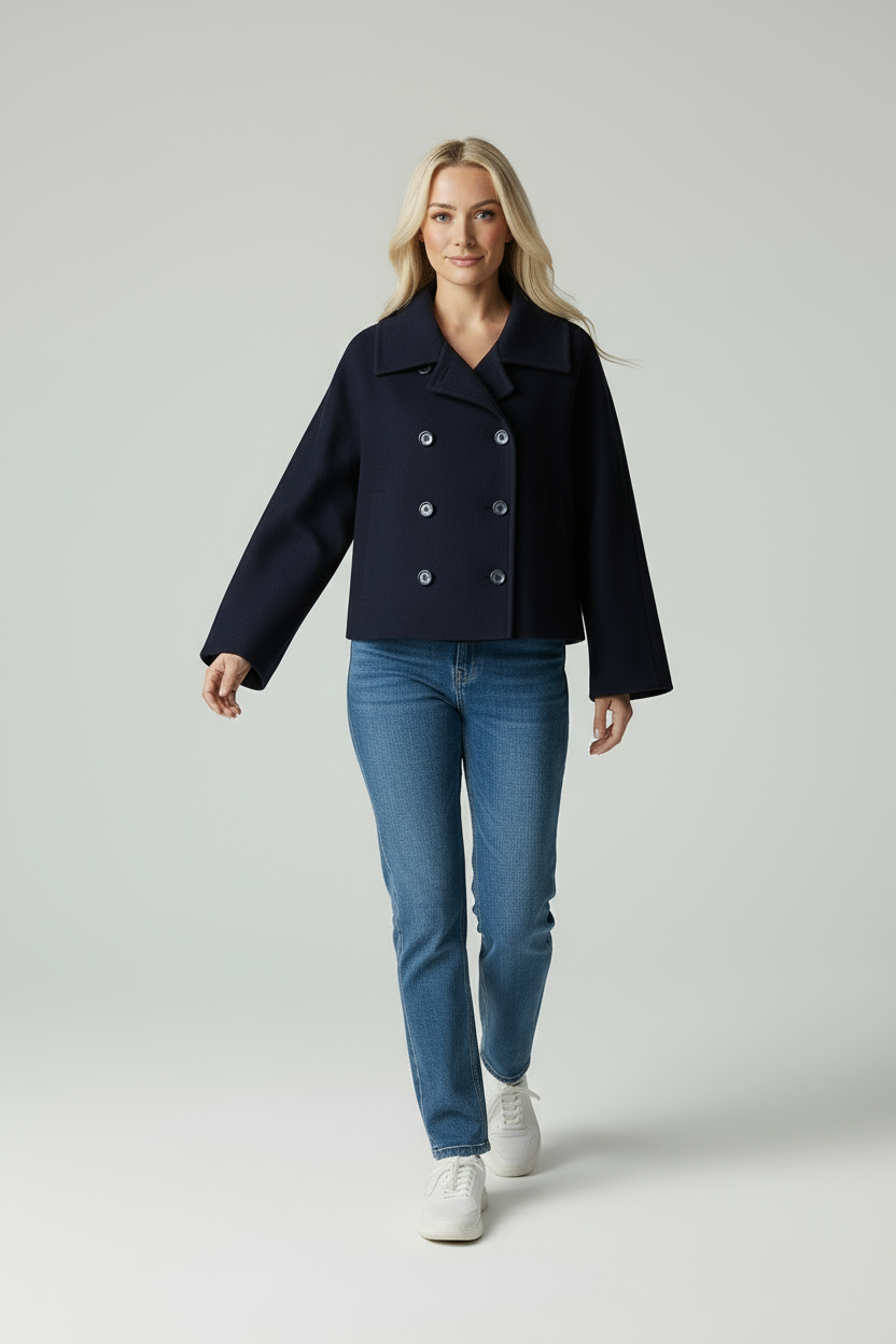 Valery | Cropped Trenchcoat Dames