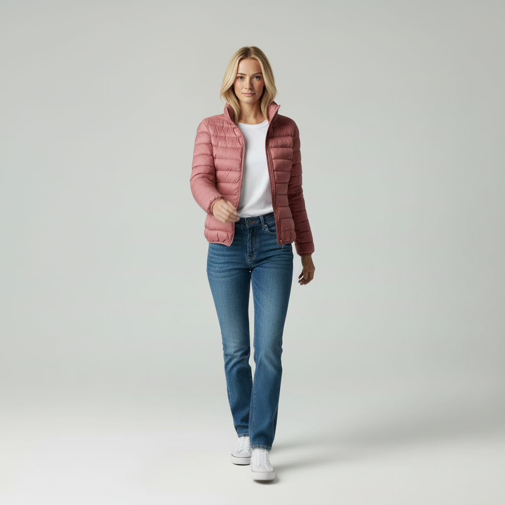 Sophie | Trendy Gewatteerde Damesjas Met Capuchon