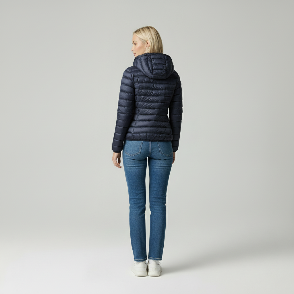 Sophie | Trendy Gewatteerde Damesjas Met Capuchon