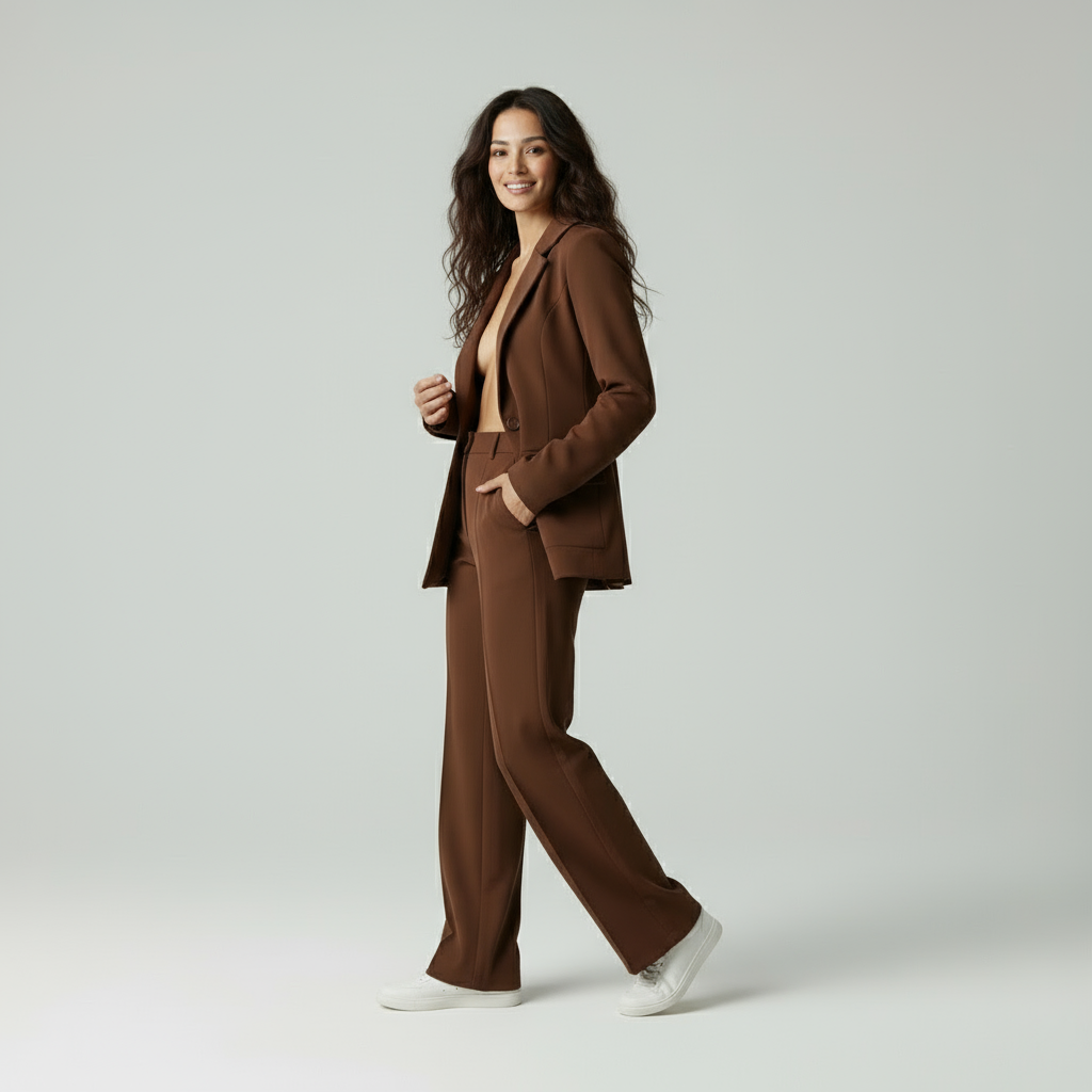 Amira | Trendy Zakelijk Tweedelig Pak Dames