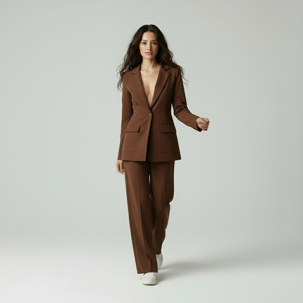 Amira | Trendy Zakelijk Tweedelig Pak Dames