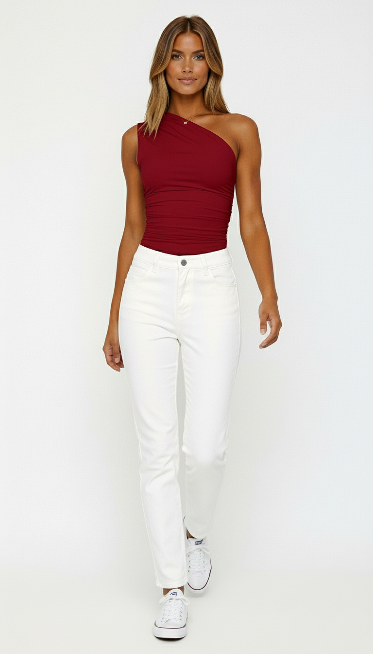 Tess | One Shoulder Top