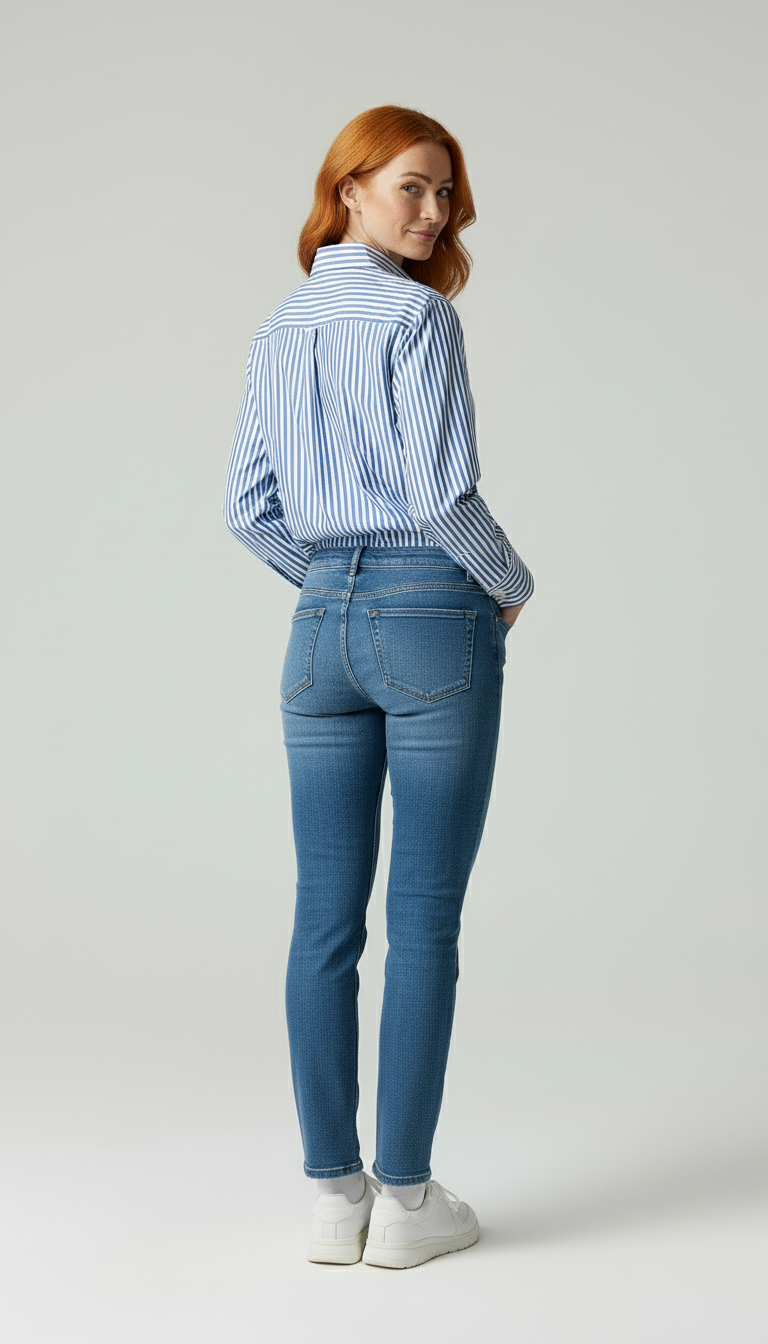 Lena | Gestreepte Blouse