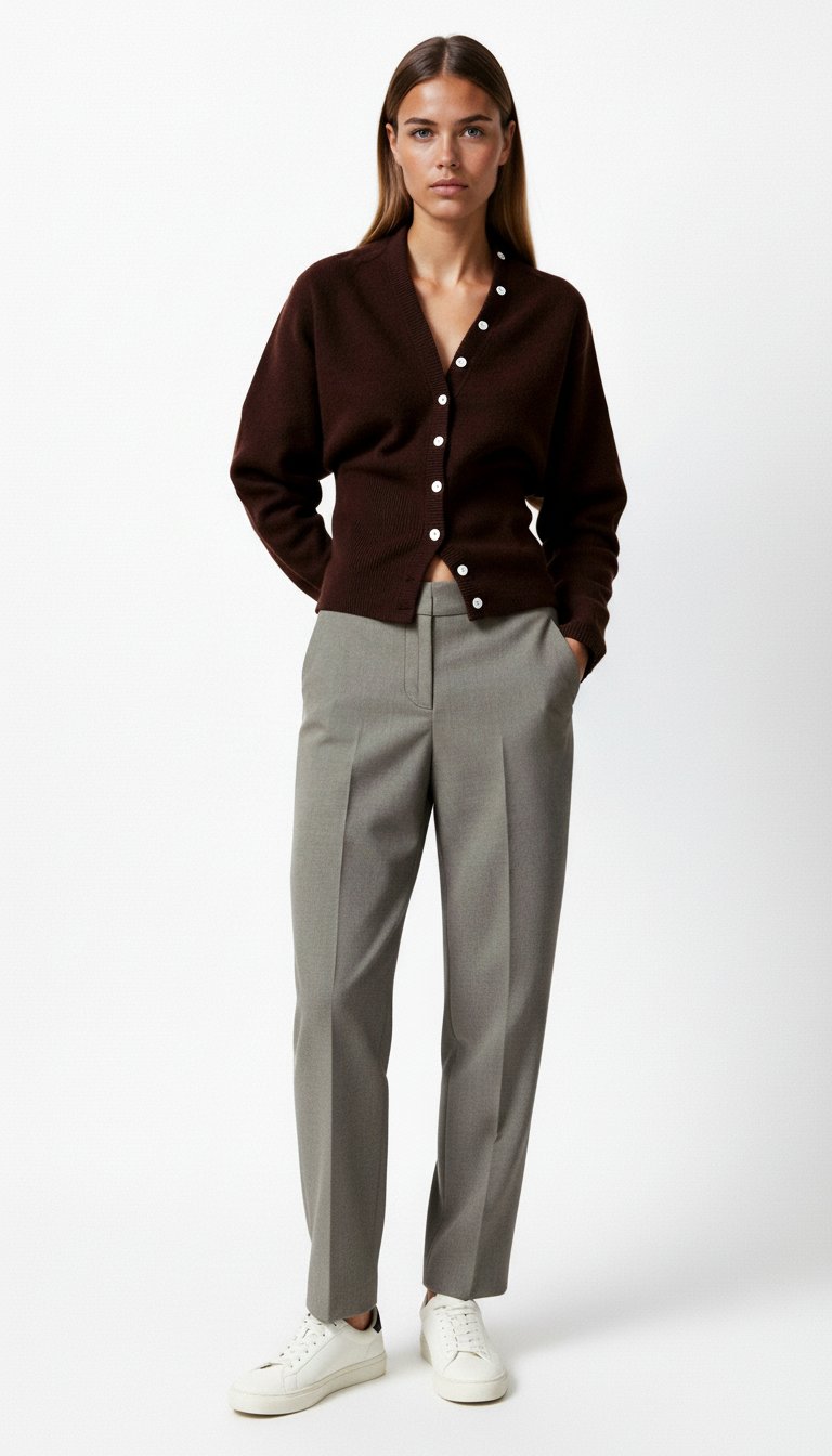 Liva | Cardigan met Knoopsluiting
