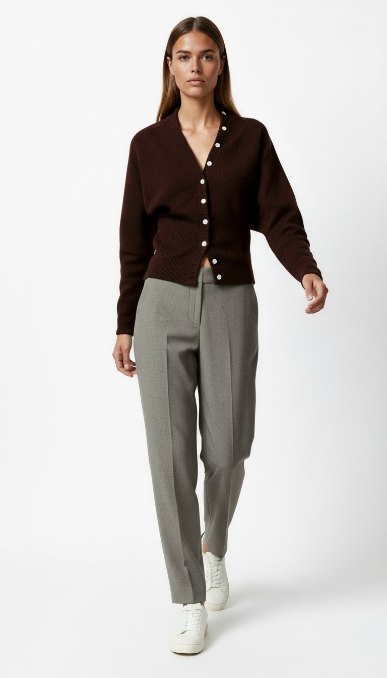 Liva | Cardigan met Knoopsluiting