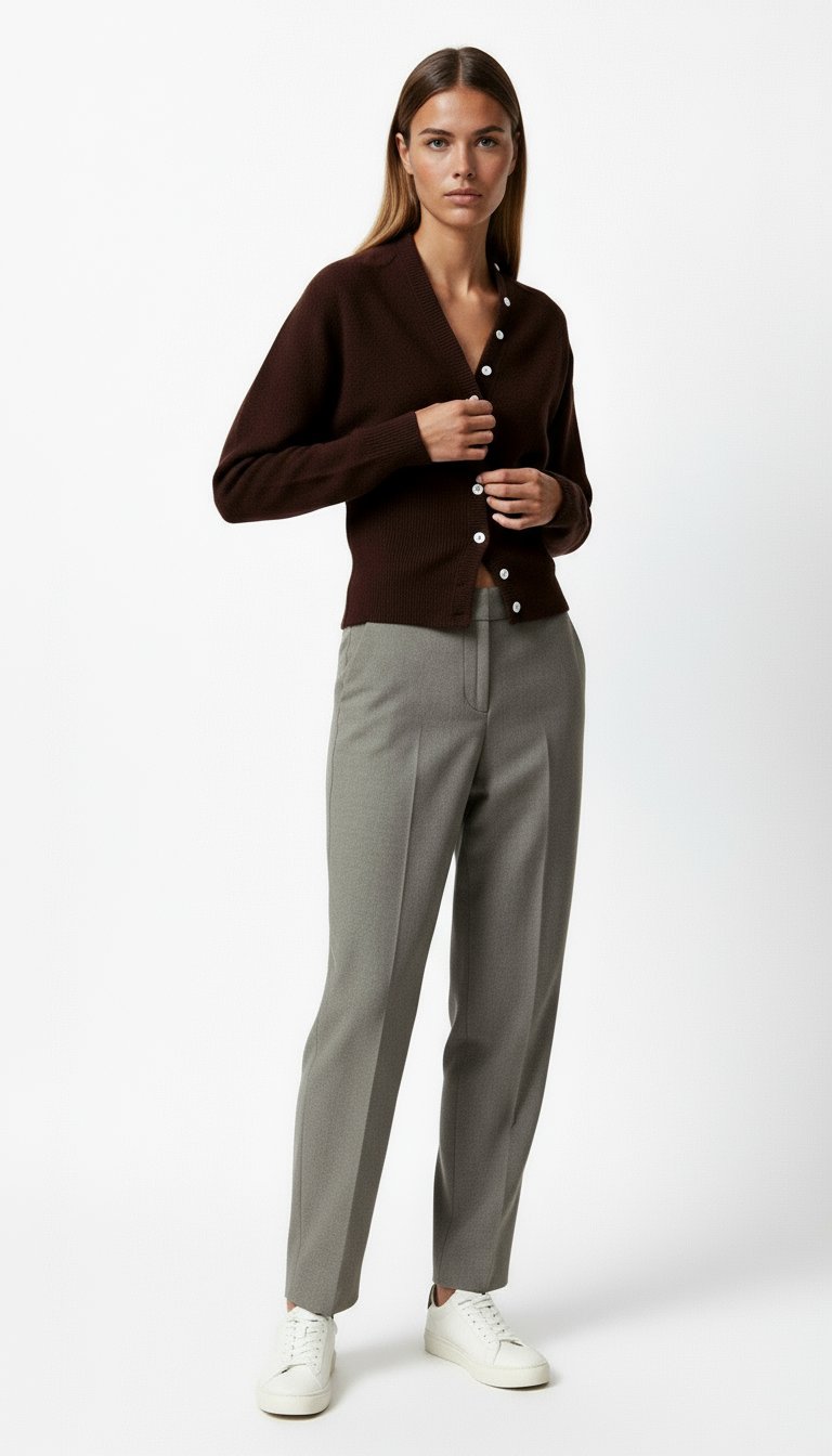 Liva | Cardigan met Knoopsluiting