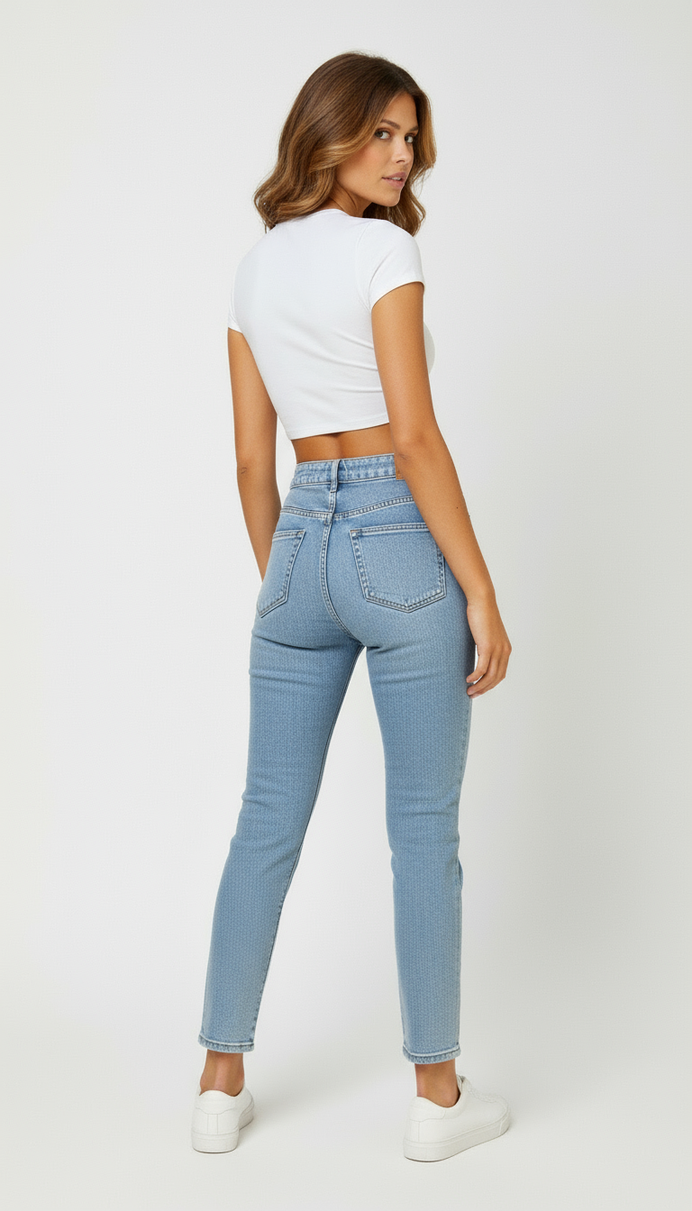 Luna | Cropped Top met Hartdetail