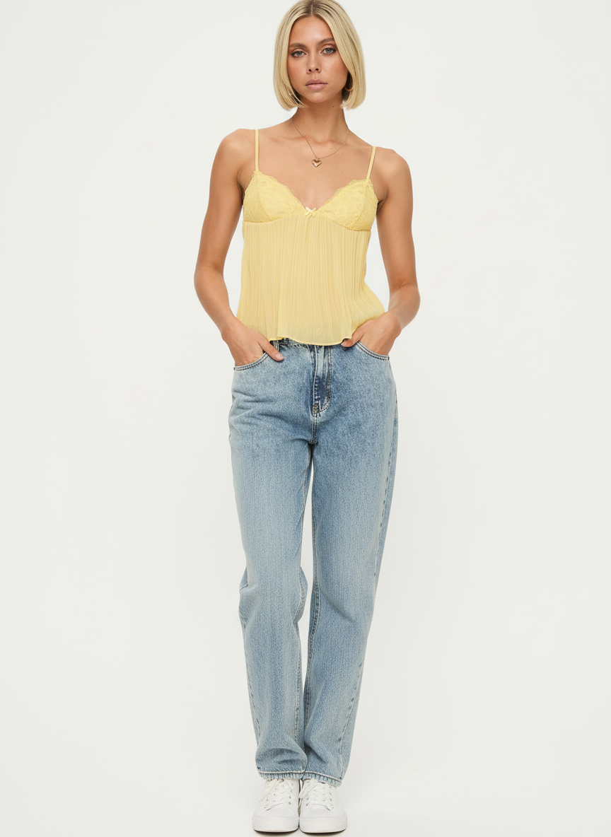 Liva | Cami Top met Kantdetail