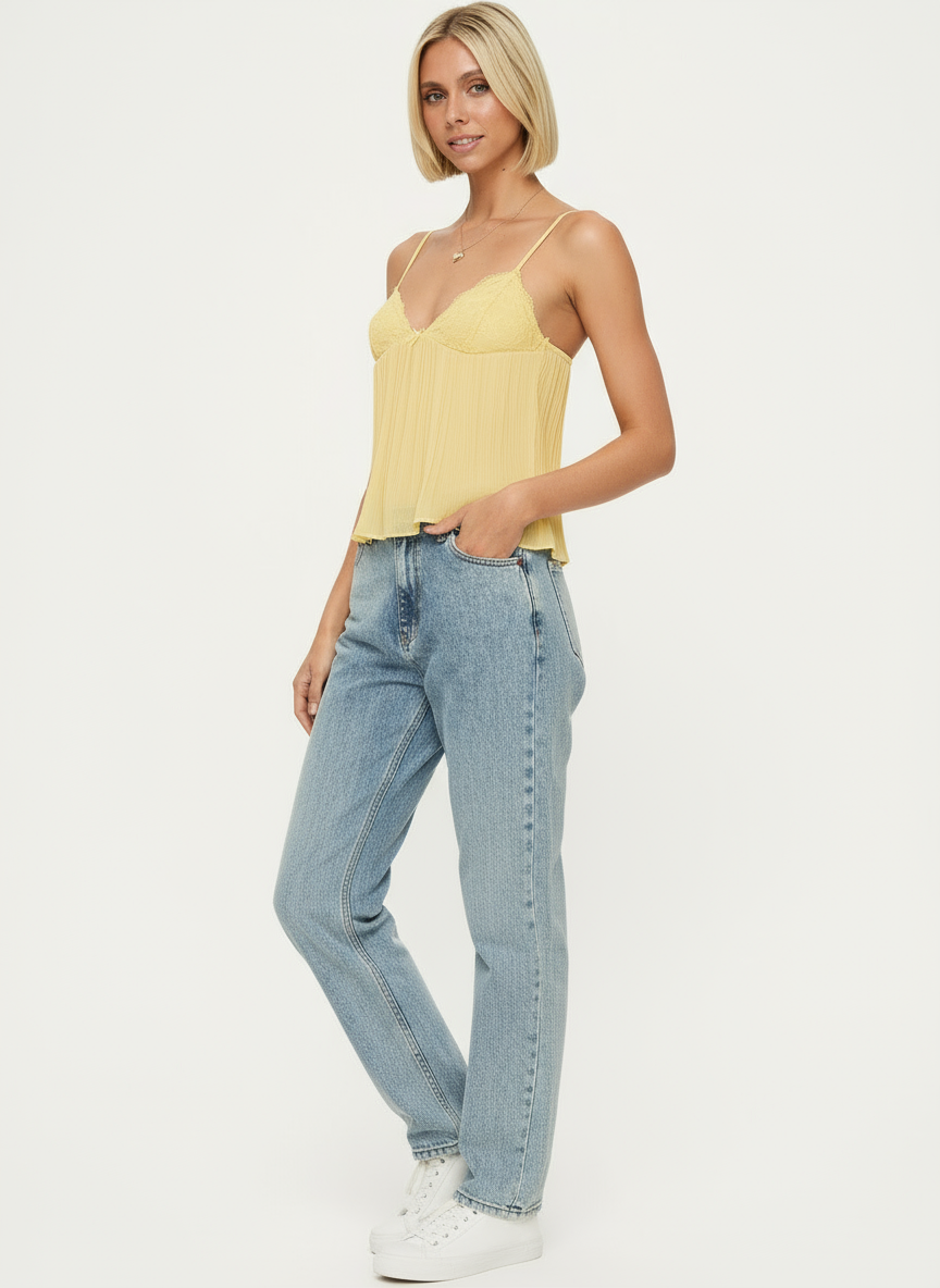 Liva | Cami Top met Kantdetail