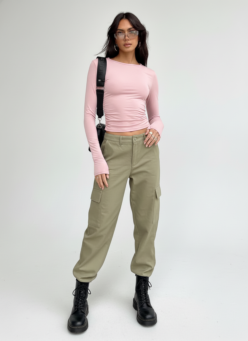 Mira | Strakke Longsleeve Top