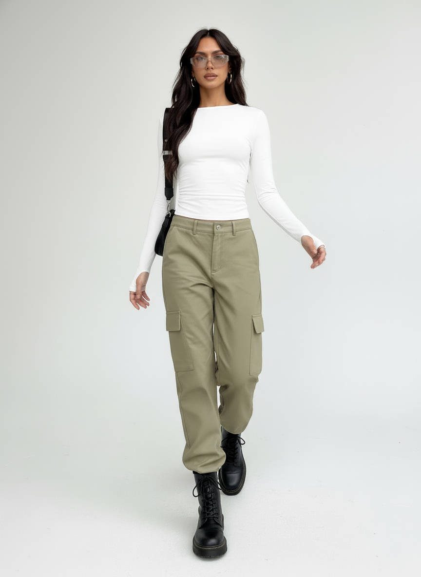 Mira | Strakke Longsleeve Top