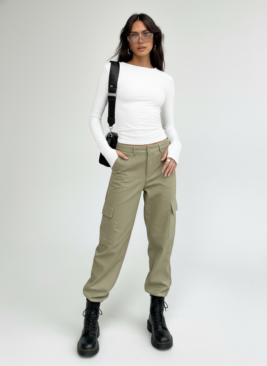Mira | Strakke Longsleeve Top